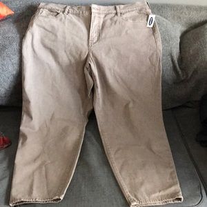 New! Old navy Sz. Plus 20 beige jeans